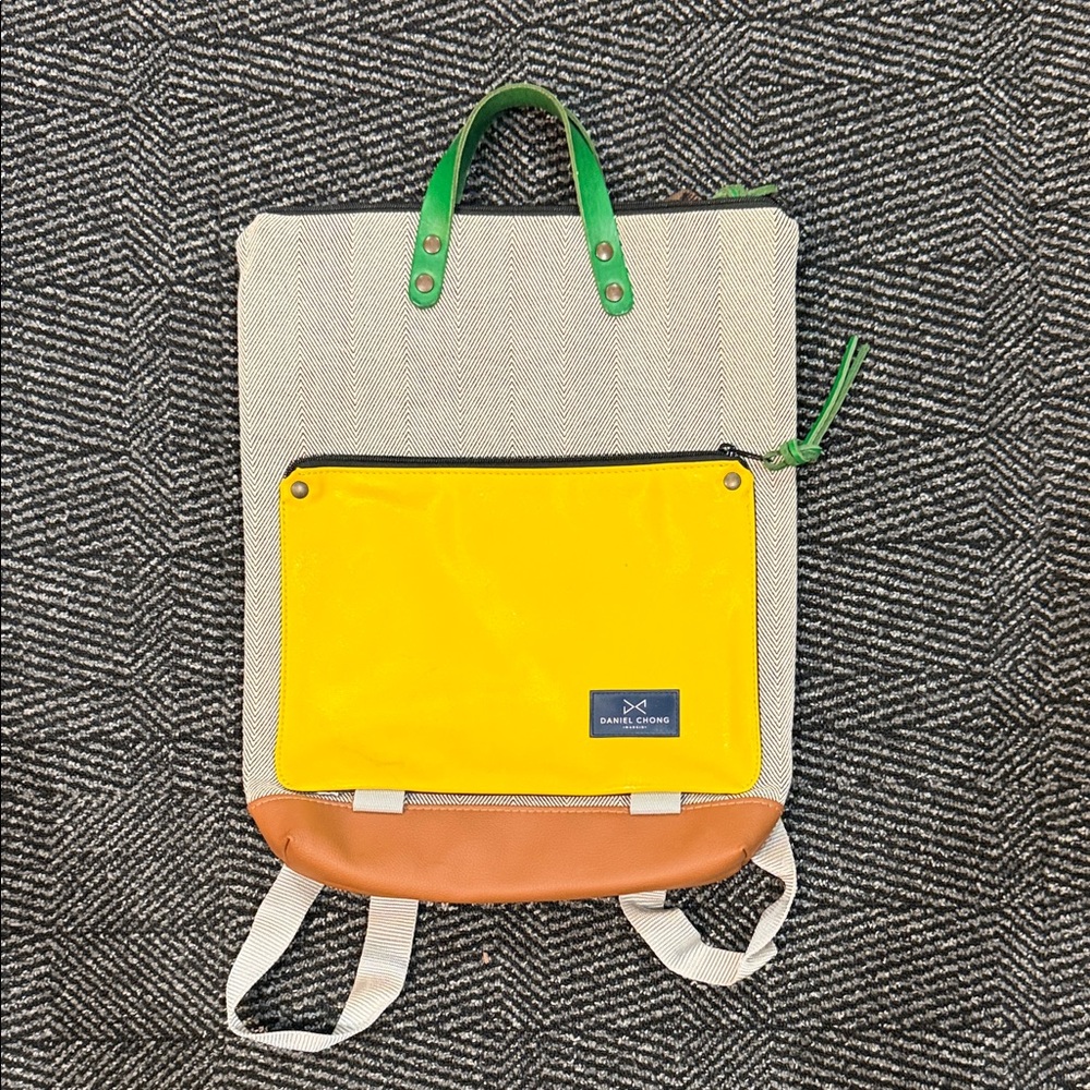Daniel Chong Book Holder Backpack - Canvas